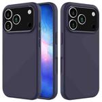 For iPhone 17 Pro Solid Color Silicone Phone Case(Midnight Blue)
