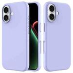 For iPhone 17 Solid Color Silicone Phone Case(Purple)