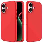 For iPhone 17 Solid Color Silicone Phone Case(Red)