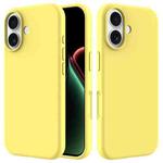 For iPhone 17 Solid Color Silicone Phone Case(Lemon Yellow)