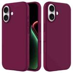 For iPhone 17 Solid Color Silicone Phone Case(Violet)