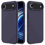 For iPhone 17 Air Solid Color Silicone Phone Case(Midnight Blue)