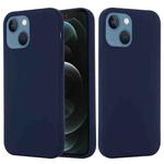 For iPhone 15 Plus Shockproof Silicone Magsafe Phone Case(Navy Blue)