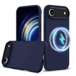 For iPhone 17 Air Shockproof Silicone Magsafe Phone Case(Navy Blue)