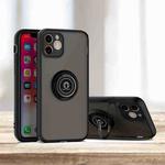 For iPhone 11 Pro Max Q Shadow 1 Generation Series TPU + PC Protective Case with 360 Degrees Rotate Ring Holder(Grey)