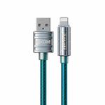 WK WDC-203i 2.4A USB to 8 Pin Data Cable, Length: 1m(Blue)