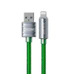 WK WDC-203i 2.4A USB to 8 Pin Data Cable, Length: 1m(Green)