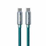 WK WDC-12 100W USB-C/Type-C to USB-C/Type-C Super Fast Charging Data Cable, Length: 1m(Blue)