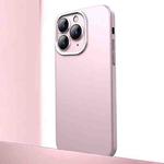 For iPhone 11 Pro Frosted Metal Material Phone Case with Lens Protection(Pink)