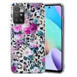 For Xiaomi Redmi 10 IMD Shell Pattern TPU Phone Case(Leopard Flower)