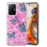 For Xiaomi 11T / 11T Pro IMD Shell Pattern TPU Phone Case(Colorful Butterfly)