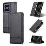 For Xiaomi 14 Pro AZNS Magnetic Calf Texture Flip Leather Phone Case(Black)