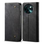 For vivo Y38 5G Global Denim Texture Flip Leather Phone Case(Black)