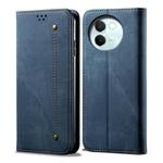 For vivo V30E 5G Global Denim Texture Flip Leather Phone Case(Blue)