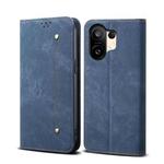 For vivo S30 Pro mini Denim Texture Flip Leather Phone Case(Blue)