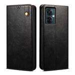 For vivo Y36 5G / 4G Oil Wax Crazy Horse Texture Leather Phone Case(Black)