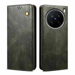 For vivo X200 Pro Oil Wax Crazy Horse Texture Leather Phone Case(Green)