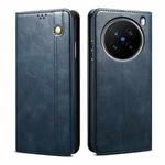 For vivo X200 Pro Oil Wax Crazy Horse Texture Leather Phone Case(Blue)