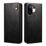 For vivo S30 Pro mini Oil Wax Crazy Horse Texture Leather Phone Case(Black)