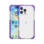 For iPhone 16 Pro Four-corner Shockproof TPU + Acrylic Phone Case(Purple)