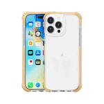 For iPhone 16 Pro Four-corner Shockproof TPU Hybrid Acrylic Phone Case(Gold)