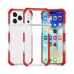 For iPhone 17 Pro Four-corner Shockproof TPU Hybrid Acrylic Phone Case(Red)