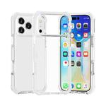 For iPhone 17 Pro Four-corner Shockproof TPU Hybrid Acrylic Phone Case(Transparent)