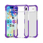 For iPhone 17 Air Four-corner Shockproof TPU Hybrid Acrylic Phone Case(Purple)