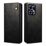 For Honor 90 GT Oil Wax Crazy Horse Texture Leather Phone Case(Black)