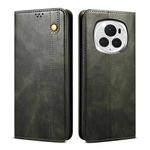 For Honor Magic6 Oil Wax Crazy Horse Texture Leather Phone Case(Green)