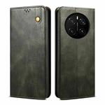 For Honor Magic7 Pro Oil Wax Crazy Horse Texture Leather Phone Case(Green)