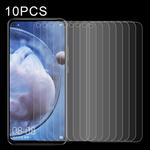 For Huawei nova 5z 10 PCS Half-screen Transparent Tempered Glass Film