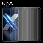 For Huawei Honor X10 Pro 10 PCS Half-screen Transparent Tempered Glass Film