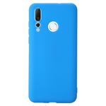For Huawei nova 4 Shockproof Frosted TPU Protective Case(Light Blue)