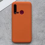 For Huawei nova 5i Shockproof Frosted TPU Protective Case(Orange)