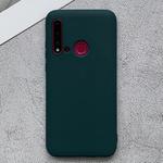 For Huawei nova 5i Shockproof Frosted TPU Protective Case(Green)