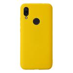 For Xiaomi Redmi 7 Shockproof Frosted TPU Protective Case(Yellow)