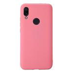 For Xiaomi Redmi 7 Shockproof Frosted TPU Protective Case(Pink)