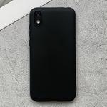 For Huawei Honor Play 3e Shockproof Frosted TPU Protective Case(Black)