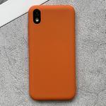 For Huawei Honor Play 3e Shockproof Frosted TPU Protective Case(Orange)