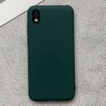 For Huawei Honor Play 3e Shockproof Frosted TPU Protective Case(Green)