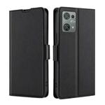 For Blackview Oscal C30 Ultra-thin Voltage Side Buckle Horizontal Flip Leather Phone Case(Black)