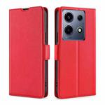 For Infinix Note 30 VIP 5G Ultra-thin Voltage Side Buckle Horizontal Flip Leather Phone Case(Red)