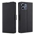 For Infinix Hot 50i 4G Ultra-thin Voltage Side Buckle Horizontal Flip Leather Phone Case(Black)