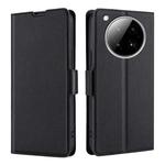 For Infinix Zero 40 4G Ultra-thin Voltage Side Buckle Horizontal Flip Leather Phone Case(Black)