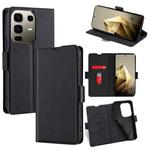 For Infinix Note 50 Pro+ 5G Ultra-thin Voltage Side Buckle Horizontal Flip Leather Phone Case(Black)