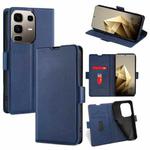 For Infinix Note 50 Pro+ 5G Ultra-thin Voltage Side Buckle Horizontal Flip Leather Phone Case(Blue)