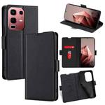 For Infinix Note 50s 5G Ultra-thin Voltage Side Buckle Horizontal Flip Leather Phone Case(Black)