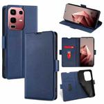 For Infinix Note 50s 5G Ultra-thin Voltage Side Buckle Horizontal Flip Leather Phone Case(Blue)