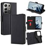 For Infinix Note 50x 5G Ultra-thin Voltage Side Buckle Horizontal Flip Leather Phone Case(Black)